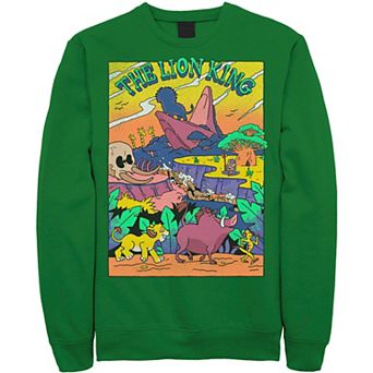 Disney's Lion King Men's Legend of Lion King Colorful Sweatshirt