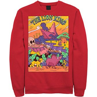Disney's Lion King Men's Legend of Lion King Colorful Sweatshirt