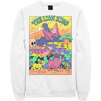 Disney's Lion King Men's Legend of Lion King Colorful Sweatshirt