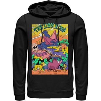 Disney's Lion King Men's Legend of Lion King Colorful Hoodie
