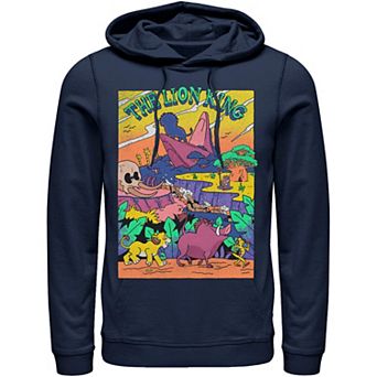 Disney's Lion King Men's Legend of Lion King Colorful Hoodie
