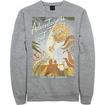 Disney / Pixar's Up Men's Poster Distressed Vintage Sweatshirt