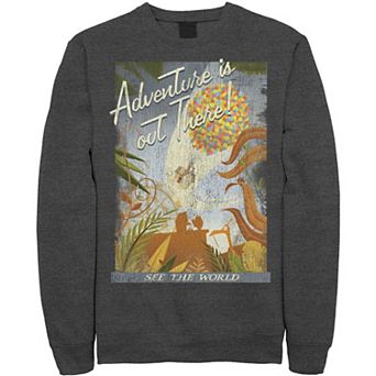 Disney / Pixar's Up Men's Poster Distressed Vintage Sweatshirt