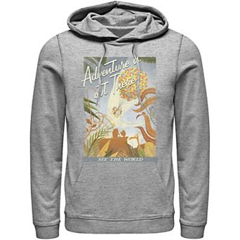 Disney / Pixar's Up Men's Poster Distressed Vintage Hoodie