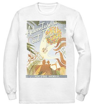 Disney / Pixar's Up Men's Poster Distressed Vintage Tee