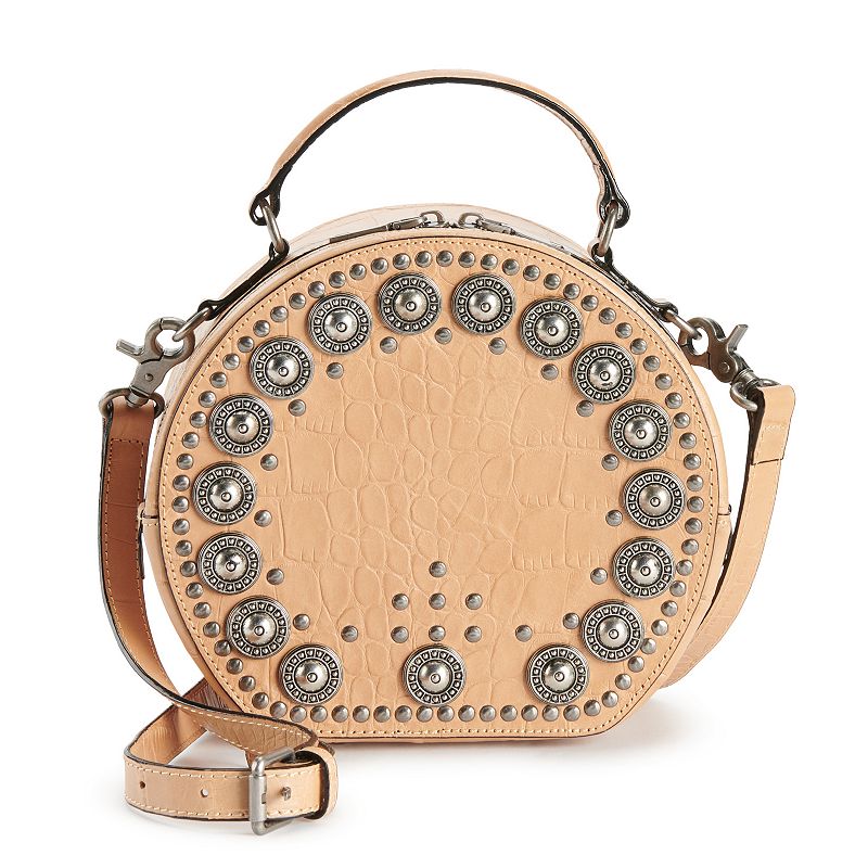 46836284 AmeriLeather Jetta Embellished Leather Crossbody H sku 46836284