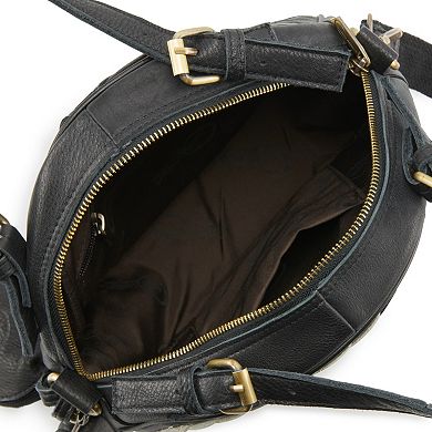 AmeriLeather Dream Catcher Convertible Leather Crossbody