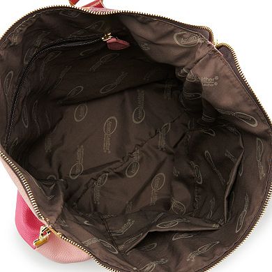 AmeriLeather Elvina Leather Tote Bag