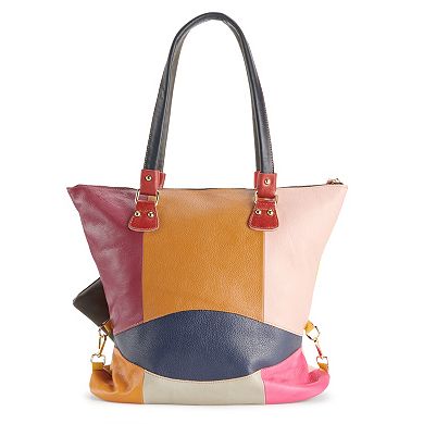 AmeriLeather Elvina Leather Tote Bag