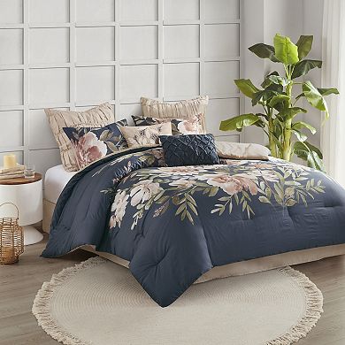 Madison Park Maia 8-Piece Cotton Comforter Set with Shams