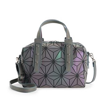 AmeriLeather Medina Luminous Geometric Satchel