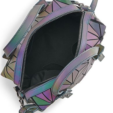 AmeriLeather Medina Luminous Geometric Handbag