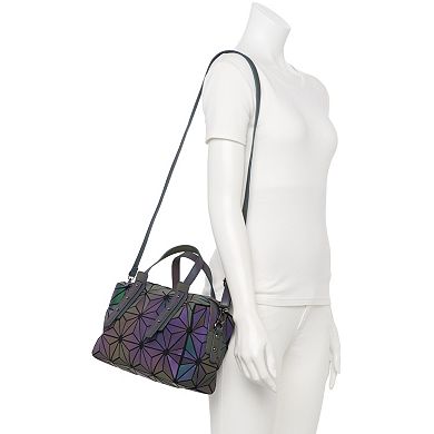 AmeriLeather Medina Luminous Geometric Handbag