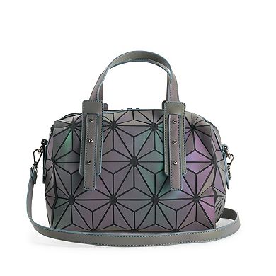 AmeriLeather Medina Luminous Geometric Handbag