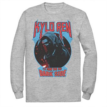 Men's Star Wars Kylo Ren Show You The Dark Side Metal Text Tee