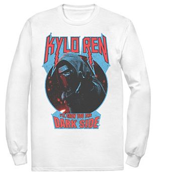 Men's Star Wars Kylo Ren Show You The Dark Side Metal Text Tee