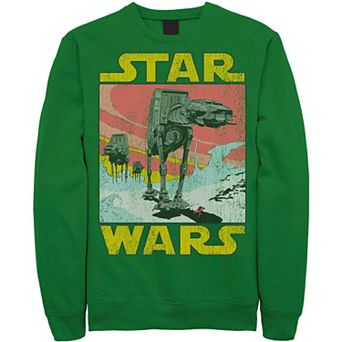Men's Star Wars At-AT Retro Poster Sweatshirt