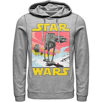Men's Star Wars At-AT Retro Poster Hoodie