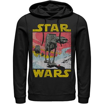 Men's Star Wars At-AT Retro Poster Hoodie