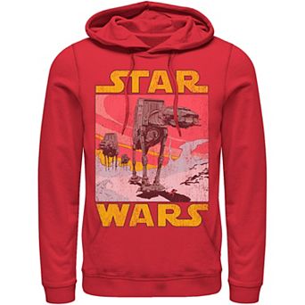 Men's Star Wars At-AT Retro Poster Hoodie