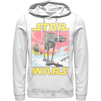 Men's Star Wars At-AT Retro Poster Hoodie