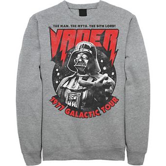 Men's Star Wars Vader 1977 Galactic Tour Metal Poster Sweatshirt