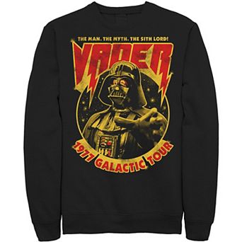 Men's Star Wars Vader 1977 Galactic Tour Metal Poster Sweatshirt