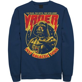 Men's Star Wars Vader 1977 Galactic Tour Metal Poster Sweatshirt
