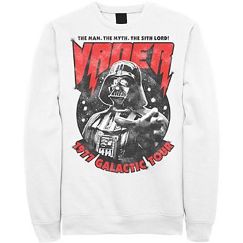 Men's Star Wars Vader 1977 Galactic Tour Metal Poster Sweatshirt