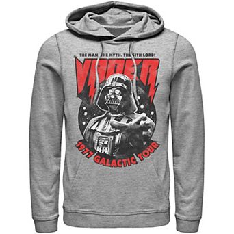 Men's Star Wars Vader 1977 Galactic Tour Metal Poster Hoodie