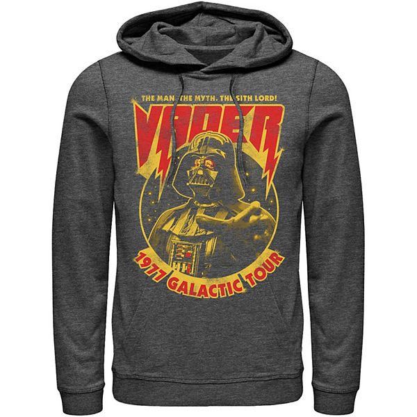 Men's Star Wars Vader 1977 Galactic Tour Metal Poster Hoodie