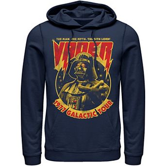 Men's Star Wars Vader 1977 Galactic Tour Metal Poster Hoodie
