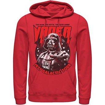 Men's Star Wars Vader 1977 Galactic Tour Metal Poster Hoodie