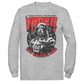 Men's Star Wars Vader 1977 Galactic Tour Metal Poster Tee