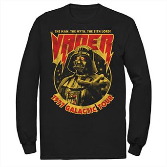Men's Star Wars Vader 1977 Galactic Tour Metal Poster Tee