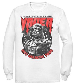 Men's Star Wars Vader 1977 Galactic Tour Metal Poster Tee