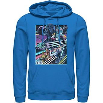 Men's Star Wars Neon Rebel Alliance Poster Hoodie