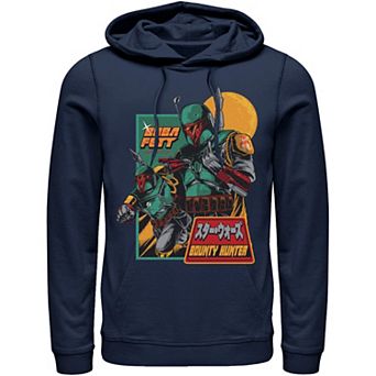 Men's Star Wars Mandalorian Soldier Kanji Hoodie