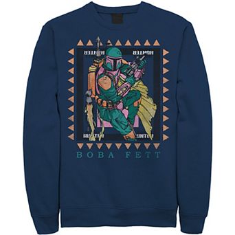 Men's Star Wars Boba Fett Stamp Sweatshirt