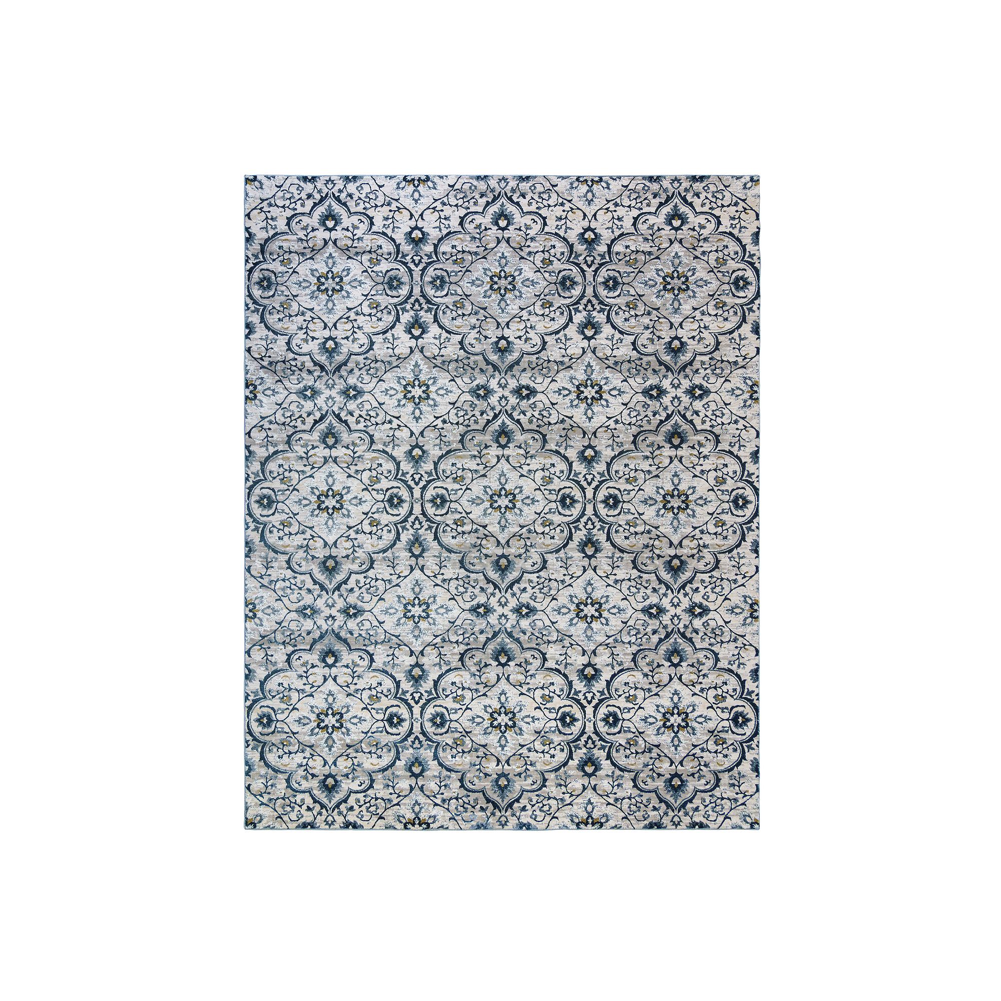Gertmenian Quattro Medallion Rug, Blue