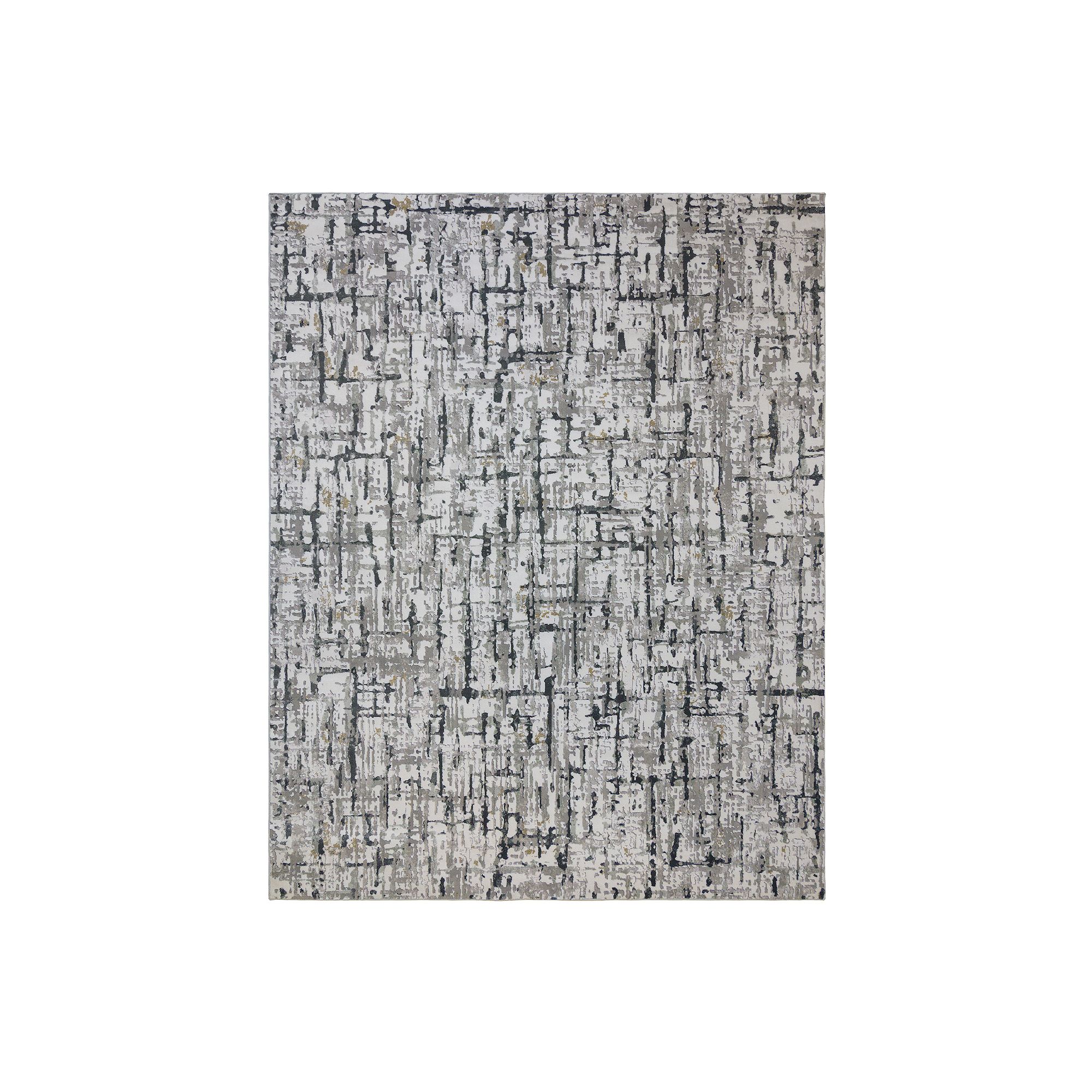 Gertmenian Quattro Abstract Rug, Gray