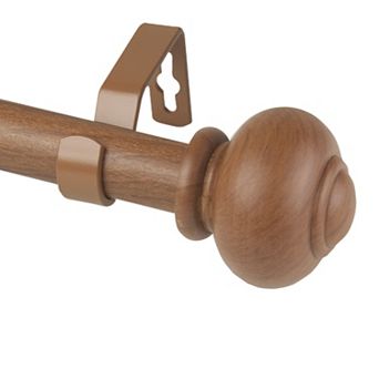 Rod Desyne 1" Rotunda Faux Wood Curtain Rod