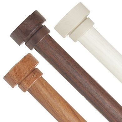 Rod Desyne 1" Bonnet Faux Wood Curtain Rod