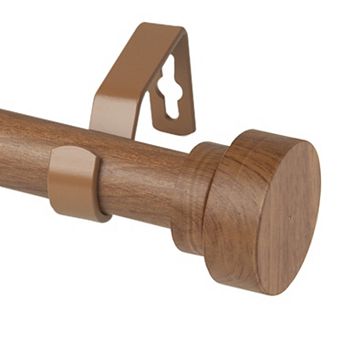 Rod Desyne 1" Bonnet Faux Wood Curtain Rod