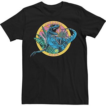 Men's Jurassic Park Raptor Bright Logo Tee