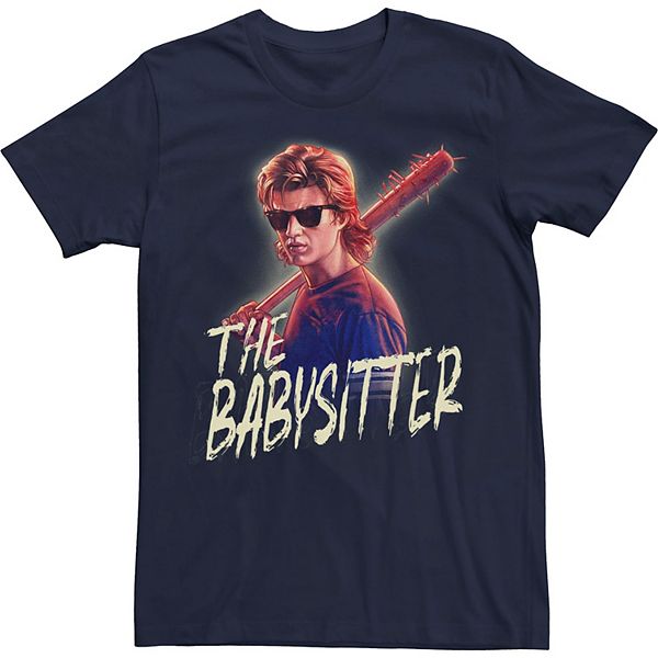 Men's Netflix Stranger Things Steve The Babysitter Portrait Tee