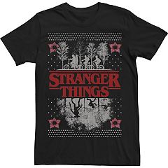  Stranger Things Men's Embroidered Logo T-Shirt : Clothing,  Shoes & Jewelry