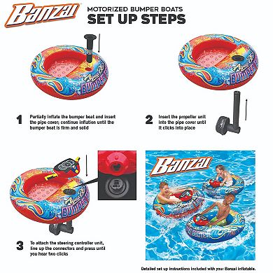Banzai Aqua Blast Bumper Boat