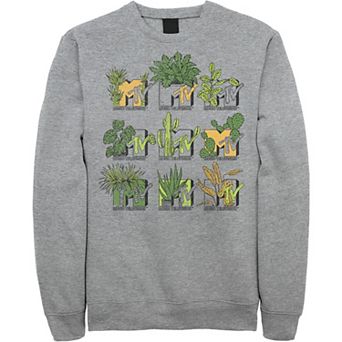 Men's MTV Mtve Succulents Plants Logo Sweatshirt