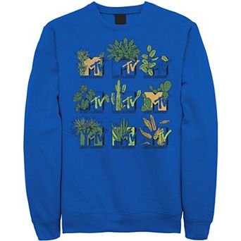 Men's MTV Mtve Succulents Plants Logo Sweatshirt